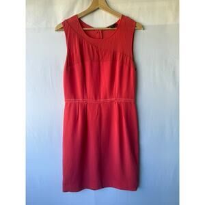 DKNY Coral Fitted Knee Length Dress- Size 8